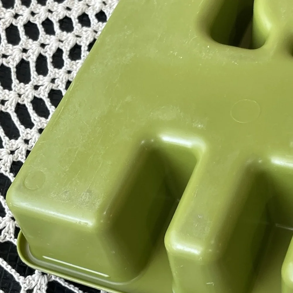 Vintage Rubbermaid Silverware Flatware Utensil Holder Tray 2921 Avocado‎ Green